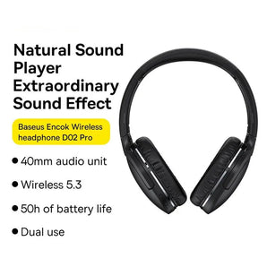 Baseus D02 Pro Wireless Foldable Headphones - B@zzar Store
