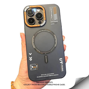 Metal Lens Frame Buttons Case for iPhone