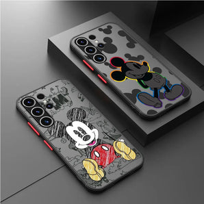 Mickey & Minnie Matte Case for Samsung