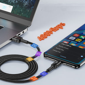 Fast Charging Mobile Phone Data Cable