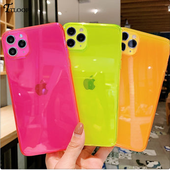 Neon Fluorescent Color Phone Cases For iphone - B@zzar Store