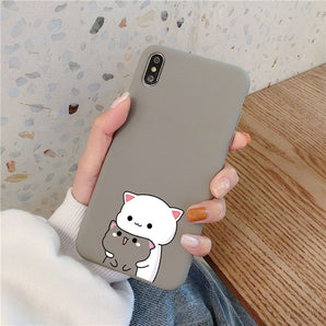 Soft Cartoon Phone Case For iPhone - B@zzar Store