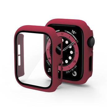 Case Cover For Apple Watch with Tempered Glass - B@zzar Store