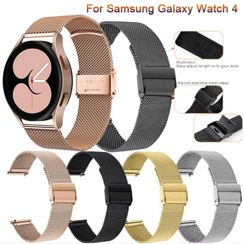 Milanese Stainless Steel Band For Galaxy Watch 4 - B@zzar Store