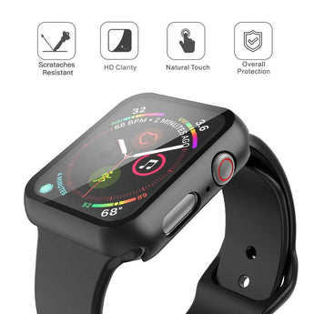 Case Cover For Apple Watch with Tempered Glass - B@zzar Store