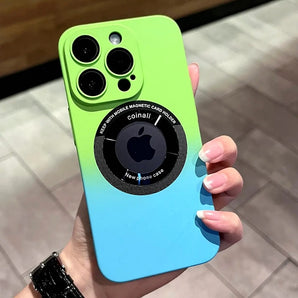 Magsafe Gradient Color Matte Case For iPhone - B@zzar Store