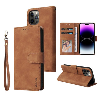 ZZXX Leather Wallet Phone Case For iPhone - B@zzar Store