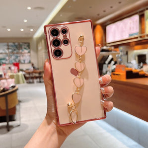 Love Heart Bracelet Case For Samsung - B@zzar Store